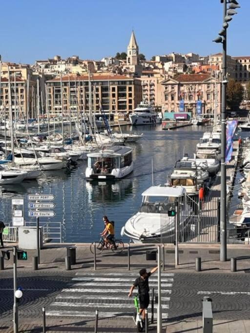 T4 Marseille Vue Imprenable Sur Vieux Port Apartman Kültér fotó