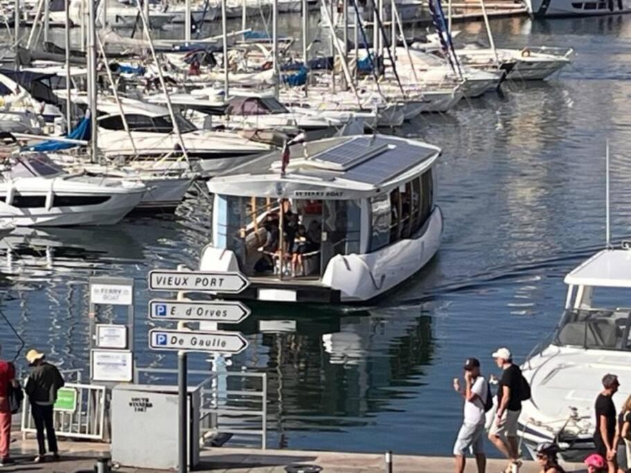 T4 Marseille Vue Imprenable Sur Vieux Port Apartman Kültér fotó